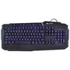 TECLADO USB GAMER VX GAMING HERCULES COM MULTIMIDIA LED 3 CORES CABO USB 1.8 METROS ABNT2 PRETO - GT200