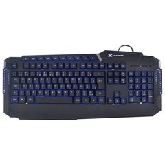 TECLADO USB GAMER VX GAMING HERCULES COM MULTIMIDIA LED 3 CORES CABO USB 1.8 METROS ABNT2 PRETO - GT200 na internet