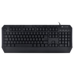 TECLADO USB GAMER VX GAMING DRACO COM MACROS, MULTIMIDIA LED 3 CORES CABO 1.8 METROS ABNT2 PRETO - GT400 - Preech Informática - Informática e suas tecnologias