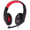 HEADSET GAMER VX GAMING V BLADE II USB COM MICROFONE RETRÁTIL E AJUSTE DE HASTE PRETO COM VERMELHO - GH200