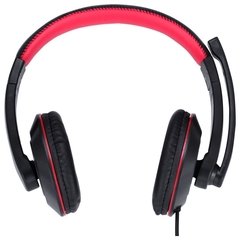 HEADSET GAMER VX GAMING V BLADE II USB COM MICROFONE RETRÁTIL E AJUSTE DE HASTE PRETO COM VERMELHO - GH200 na internet