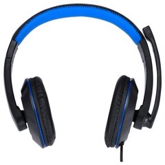 HEADSET GAMER VX GAMING V BLADE II USB COM MICROFONE RETRÁTIL E AJUSTE DE HASTE PRETO COM AZUL - GH202 na internet