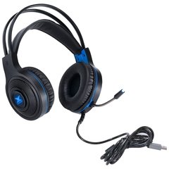 HEADSET GAMER VX GAMING LUGH LED AZUL USB COM MICROFONE FLEXIVEL - GH300 - loja online