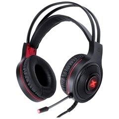 HEADSET GAMER VX GAMING LUGH LED VERMELHO USB COM MICROFONE FLEXIVEL - GH300