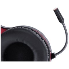 HEADSET GAMER VX GAMING LUGH LED VERMELHO USB COM MICROFONE FLEXIVEL - GH300