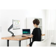 SUPORTE A GÁS PARA MONITOR 13'' A 27'' VESA 100X100 SM-340B - Preech Informática - Informática e suas tecnologias