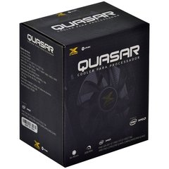 COOLER PARA PROCESSADOR VX GAMING QUASAR COMPATIVEL COM INTEL/AMD COM PWM TDP 85W PRETO - CP200