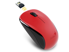 MOUSE WIRELESS GENIUS 31030109120 NX-7000 BLUEEYE VERMELHO 2,4 GHZ 1200 DPI - comprar online