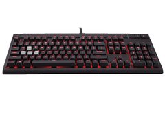 Imagem do TECLADO GAMER CORSAIR CH-9000088-BR STRAFE RETROILUMINACAO VERMELHA TECLAS CHERRY MX RED