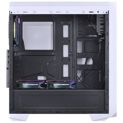 GABINETE MID-TOWER NOVA PLUS BRANCO COM 3 FANS LED RGB LATERAL EM ACRÍLICO - NOVBRRGB3FCA