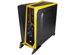 GABINETE GAMER CORSAIR CC-9011094-WW CARBIDE SERIES SPEC ALPHA PRETO/AMARELO - comprar online