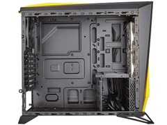 GABINETE GAMER CORSAIR CC-9011094-WW CARBIDE SERIES SPEC ALPHA PRETO/AMARELO - loja online