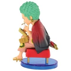 FIGURE ONE PIECE WORLD COLLECTABLE JAPANESE STYLE - RORONOA ZORO REF: 34637/34638 - loja online