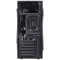 GABINETE GAMER VX GAMING KEPLER COM JANELA LATERAL ACRÍLICA PRETO FRONTAL ACRÍLICO 1 FAN LED VERMELHO - loja online