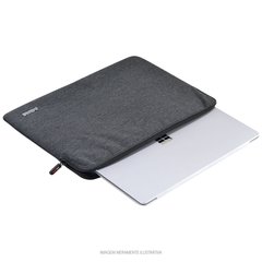 CAPA PARA NOTEBOOK CASE 13'' PRETO COM INTERIOR CINZA CLARO TRAVELTECH - TS-13 - comprar online