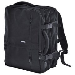 MOCHILA PARA NOTEBOOK ATÉ 15.6" TRAVELTECH PRETA COM DETALHES EM VERMELHO - TB-2 - comprar online