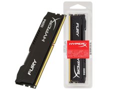 MEMORIA DESKTOP GAMER DDR4 HYPERX HX424C15FB/16 FURY 16GB 2400MHZ NON-ECC CL15 DIMM BLACK