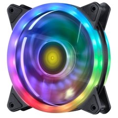 FAN/COOLER VX GAMING PARA GABINETE V.RING ANEL DE LED 120X120MM RGB PACK COM 3 UNIDADES + CONTROLADOR na internet