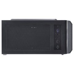 GABINETE GAMER VX GAMING BOREALIS COM JANELA ACRÍLICA COM DOBRADIÇA PRETO FRONTAL COM FITA LED RGB - Preech Informática - Informática e suas tecnologias