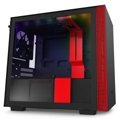 GABINETE H210I MATTE BLACK/RED - CA-H210I-BR