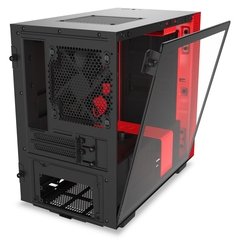 GABINETE H210I MATTE BLACK/RED - CA-H210I-BR