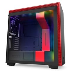 GABINETE H710I MATTE BLACK/RED - CA-H710I-BR