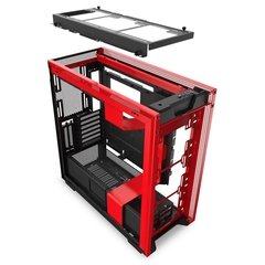 GABINETE H710I MATTE BLACK/RED - CA-H710I-BR - Preech Informática - Informática e suas tecnologias