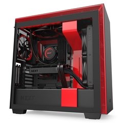 GABINETE H710I MATTE BLACK/RED - CA-H710I-BR