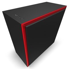 GABINETE H710I MATTE BLACK/RED - CA-H710I-BR