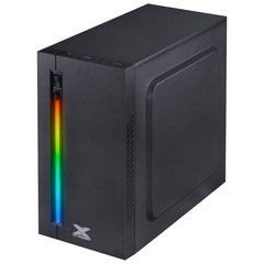 GABINETE GAMER VX GAMING AUSTRALIS PRETO FRONTAL COM FITA LED RGB - loja online