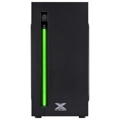 GABINETE GAMER VX GAMING AUSTRALIS PRETO FRONTAL COM FITA LED RGB - Preech Informática - Informática e suas tecnologias