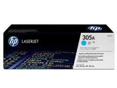 TONER LASERJET COLOR HP SUPRIMENTOS CE411AB HP 305A CIANO M451DW / M457DN / M475DW