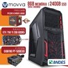 COMPUTADOR GAMER AMD RYZEN 5 2400G 3.6GHZ MEM. 8GB SSD 240GB GTX 750TI 2GB FONTE 500W LINUX - MVX5A320S2408750