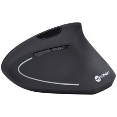 MOUSE SEM FIO RECARREGAVEL 2.4 GHZ VERTICAL ERGONOMICO ORTOPEDICO POWER FIT 1600 DPI PRETO USB - PM300 - comprar online