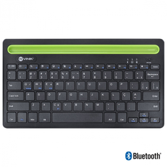 TECLADO BLUETOOTH 3.0 2.4 GHZ DYNAMIC SMART ABNT COM SUPORTE PARA TABLET OU CELULAR - PRETO - DT200