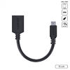 ADAPTADOR OTG MICRO USB PARA USB 2.0 15CM PRETO CONEXAO COM CELULARES SMARTPHONES TABLETS - PAMUP-15