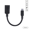 ADAPTADOR OTG TIPO C PARA USB A 3.0 PARA CELULAR SMARTPHONE 15 CM PRETO - P3AMUP-15