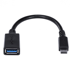 ADAPTADOR OTG TIPO C PARA USB A 3.0 PARA CELULAR SMARTPHONE 15 CM PRETO - P3AMUP-15 - Preech Informática - Informática e suas tecnologias