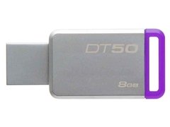 PEN DRIVE USB 3.1 KINGSTON DT50/8GB DATATRAVELER 50 8GB METAL ROXO na internet