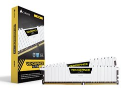 MEMORIA DESKTOP GAMER DDR4 CORSAIR CMK16GX4M2B3000C15W 16B KIT (2X8GB) 3000MHZ DIMM CL15 VENGEANCE LPX WHITE