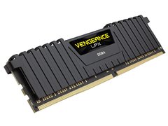 MEMORIA DESKTOP GAMER DDR4 CORSAIR CMK16GX4M1B3000C15 16GB 3000MHZ DIMM CL15 VENGEANCE LPX BLACK na internet