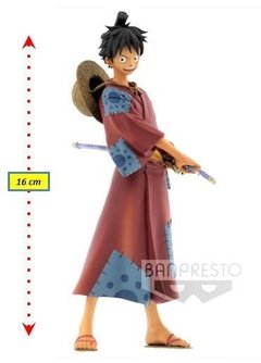 FIGURE ONE PIECE DXF THE GRANDLINE MEN WANOKUNI VOL1 MONKEY D LUFFY REF: 29943/29944