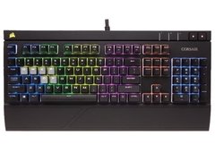 TECLADO GAMER CORSAIR CH-9000227-BR STRAFE RGB CHERRY MX RED - Preech Informática - Informática e suas tecnologias