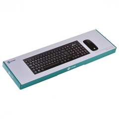 Imagem do TECLADO E MOUSE SEM FIO USB DYNAMIC CORP ABNT2/1600 DPI PRETO - CMW200