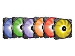 COOLER PARA GABINETE CORSAIR CO-9050060-WW SP120 HIGH PERFORMANCE RGB LED 120MM C/ CONTROLADOR + HUB SINGLE PACK (1 UND) - comprar online