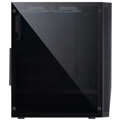 GABINETE MID-TOWER VECTOR PRETO 3 FANS RGB LATERAL EM VIDRO TEMPERADO - VCPTRGB3FV - comprar online