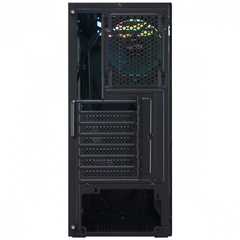 Imagem do GABINETE MID-TOWER VECTOR PRETO 3 FANS RGB LATERAL EM VIDRO TEMPERADO - VCPTRGB3FV