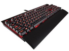 TECLADO GAMER CORSAIR CH-9101020-BR K70 LUX RETROILUMINACAO VERMELHA CHERRY MX RED - comprar online