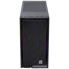 GABINETE MID-TOWER POLARIS PRETO 3 FANS RGB LATERAL EM VIDRO TEMPERADO - PLPTRGB3FV - comprar online