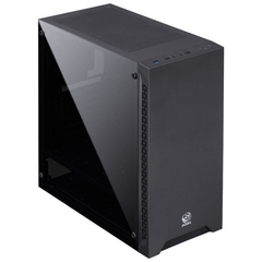 GABINETE MID-TOWER MARS PRETO 1 FAN LATERAL EM VIDRO TEMPERADO - MRPTSL1FV - Preech Informática - Informática e suas tecnologias